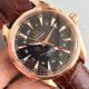 Replica Swiss Omega Seamaster GMT 150M Watch Rose Gold Black Dial (4)_th.jpg